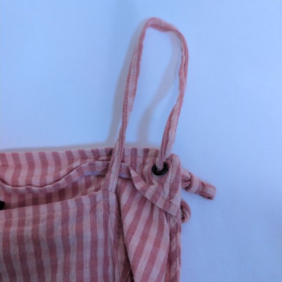 Cotton On Pink Striped Romper Jumpsuit Size L‎ - Picture 3 of 10